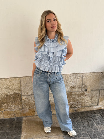 TOP LOVE BLEU CLAIR