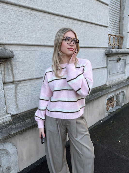 PULL MANON ROSE