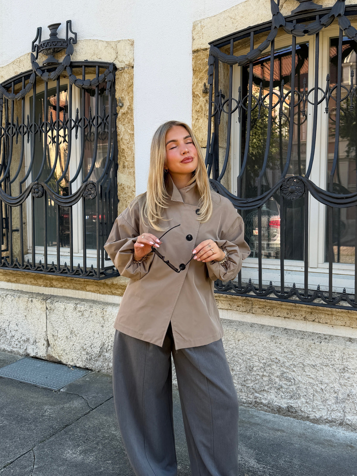 TRENCH BALOON BEIGE