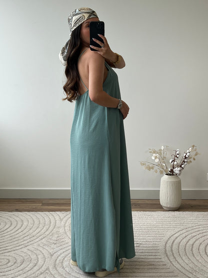 ROBE AURORE CÉLADON