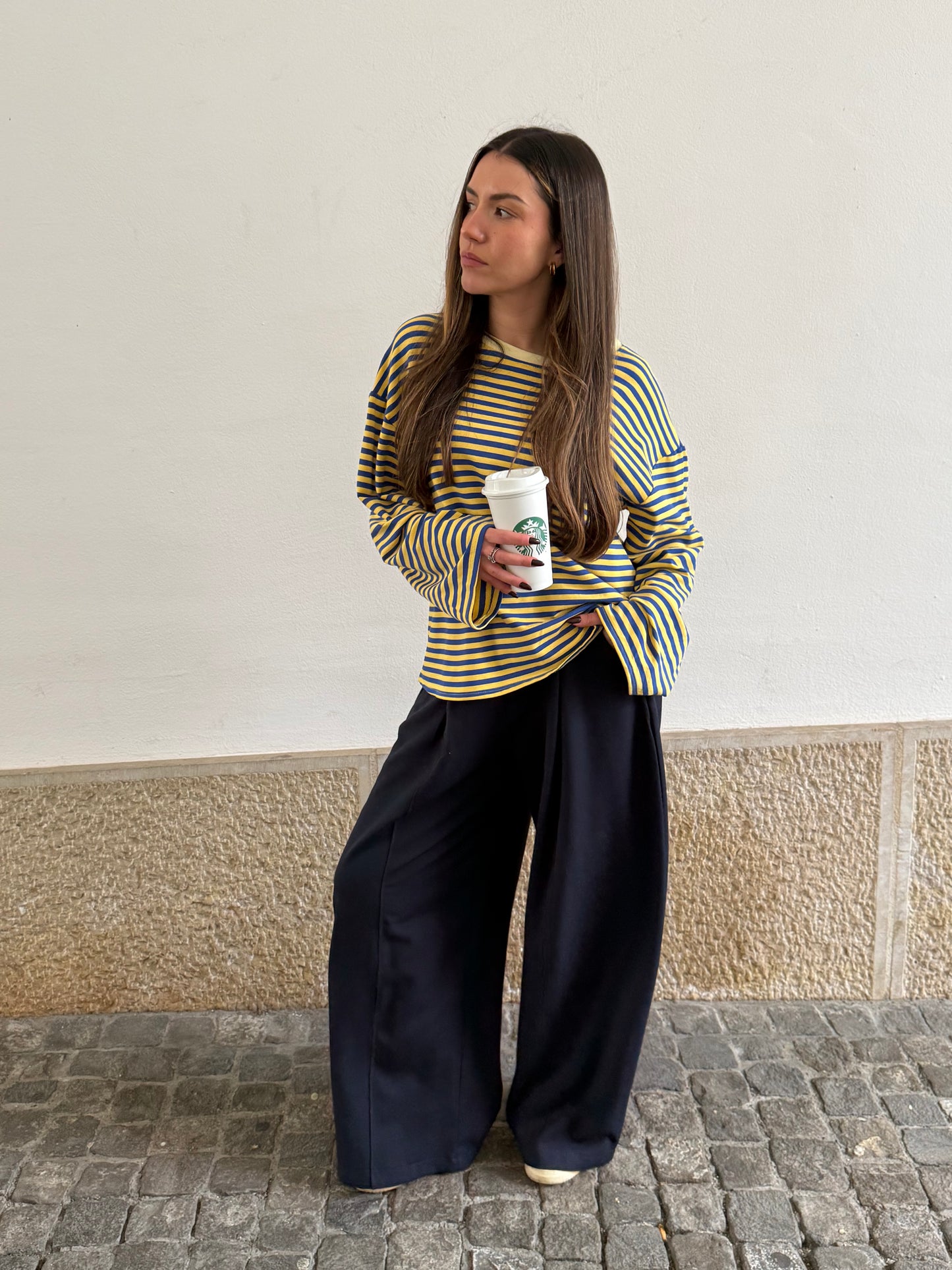 TOP ISADORA JAUNE/BLEU