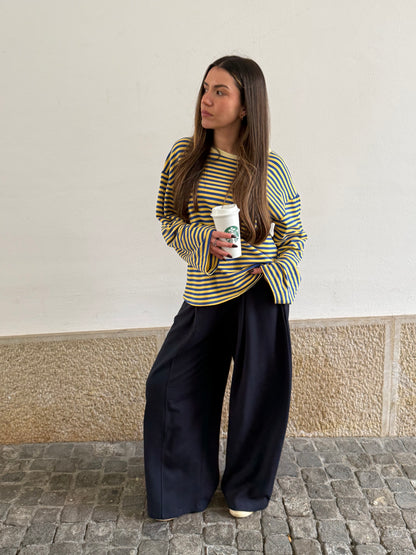 TOP ISADORA JAUNE/BLEU