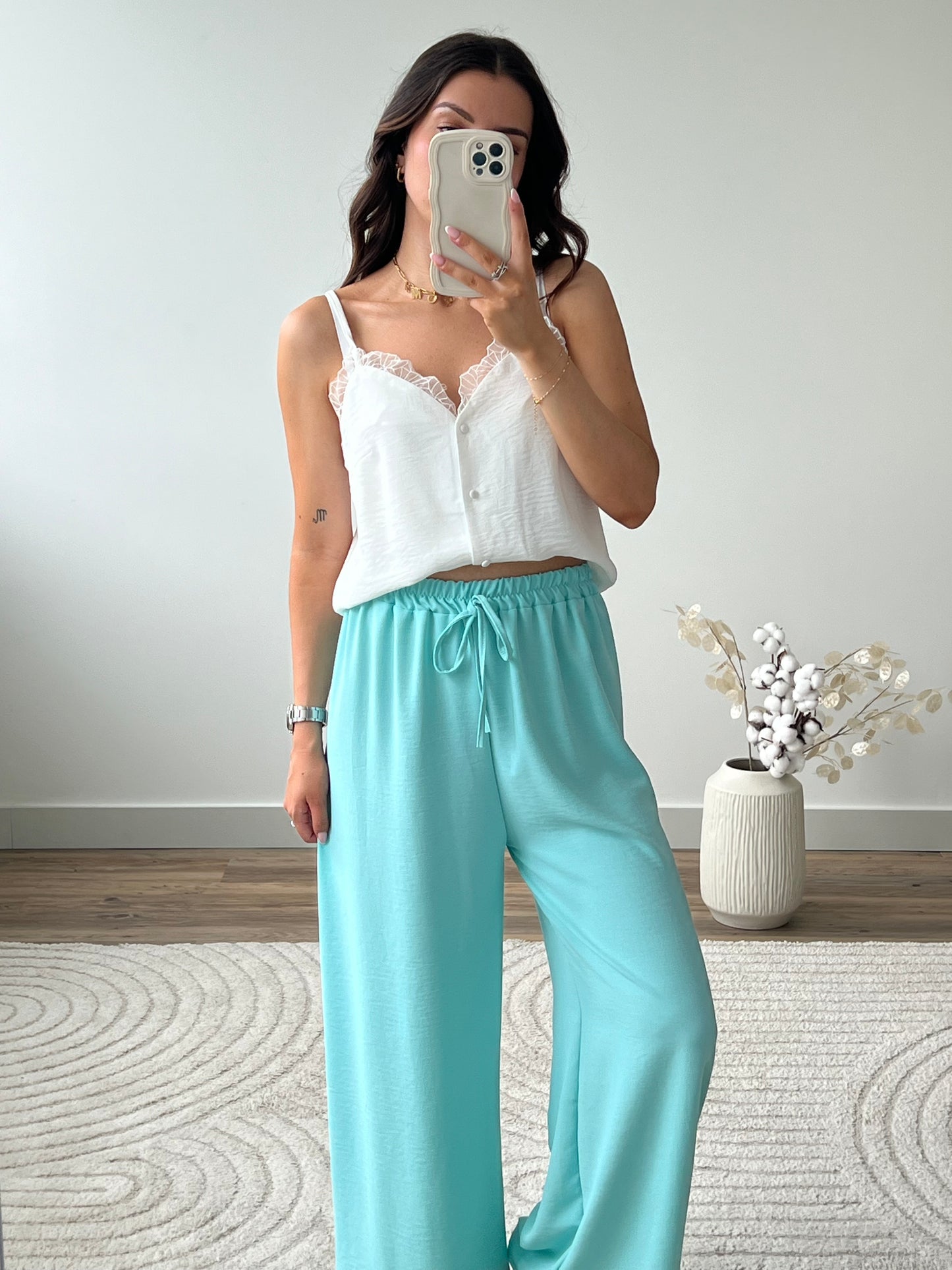 PANTALON FANNY BLEU CLAIR (MOYEN 100cm)