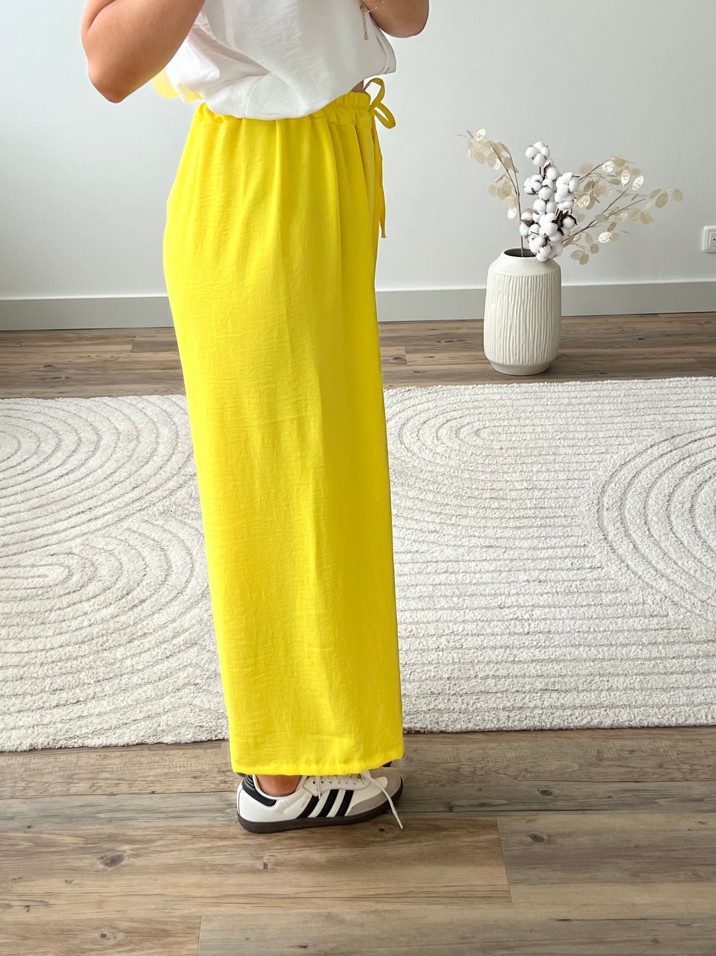 PANTALON FANNY JAUNE