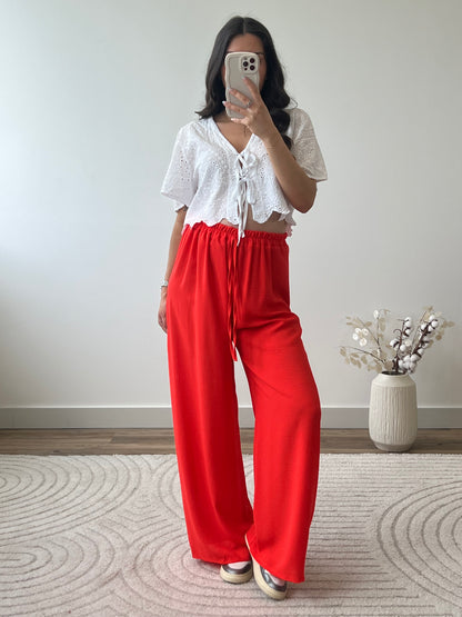 PANTALON FANNY ORANGE (PETITE & GRANDE)
