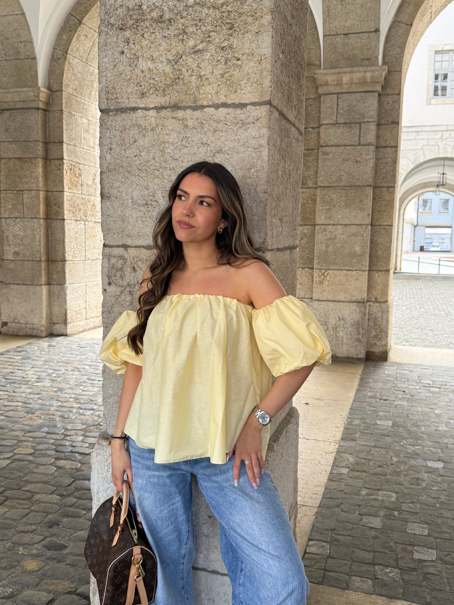 BLOUSE GABY JAUNE
