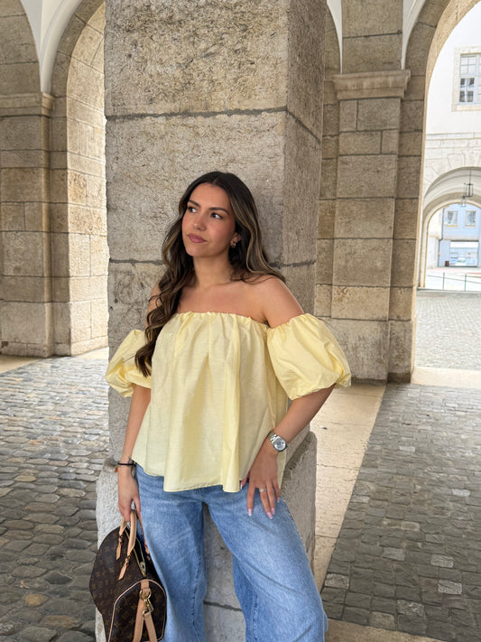 BLOUSE GABY JAUNE