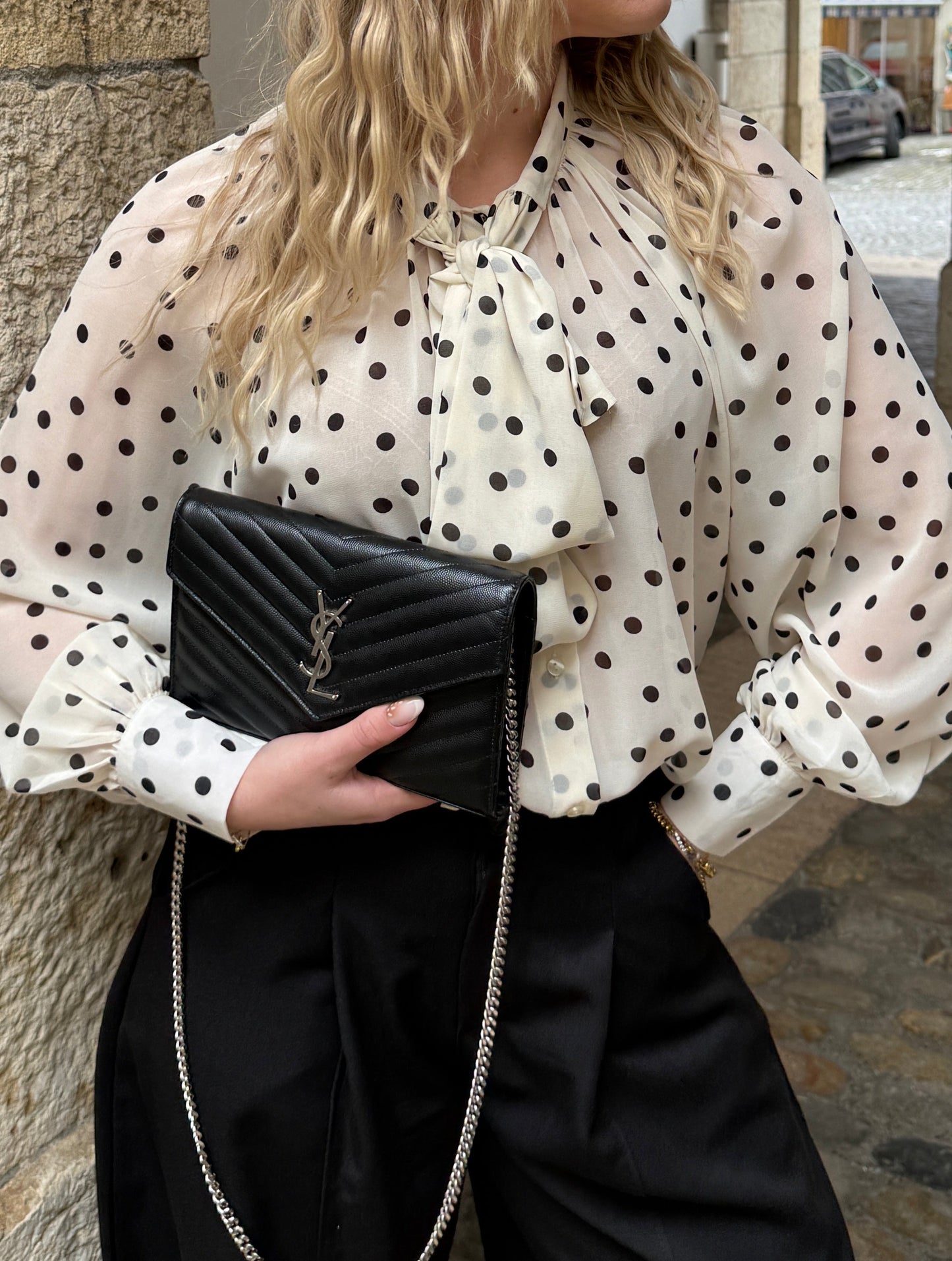 CHEMISIER CÉLINE CRÈME