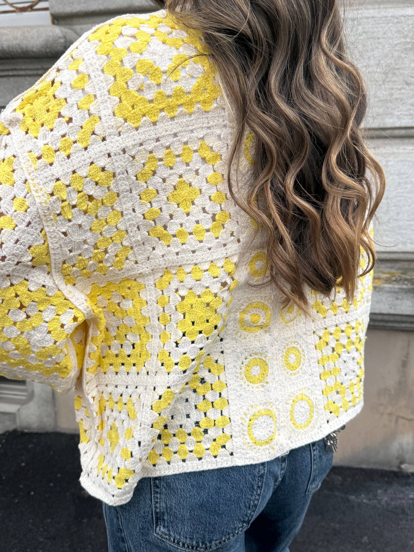 GILET CÉLESTE JAUNE
