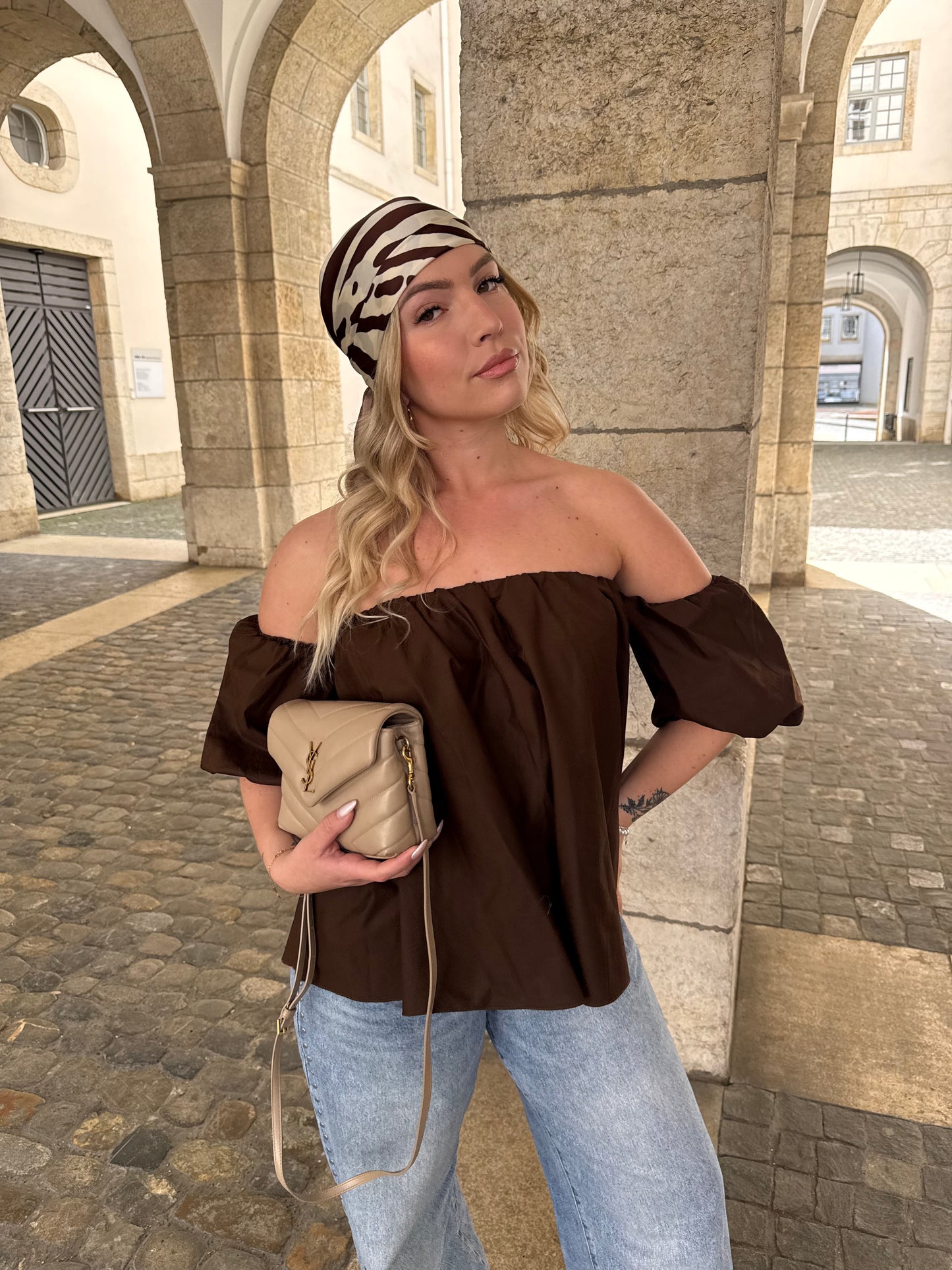 BLOUSE GABY MARRON