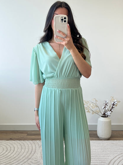 COMBINAISON LORA VERT D’EAU