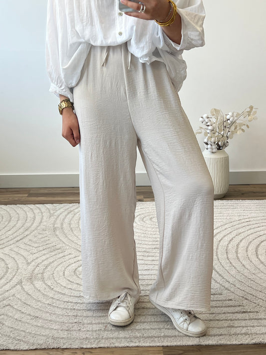 PANTALON FANNY IVOIRE (PETITE & GRANDE)