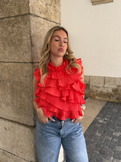 TOP LOVE ROUGE CORAIL