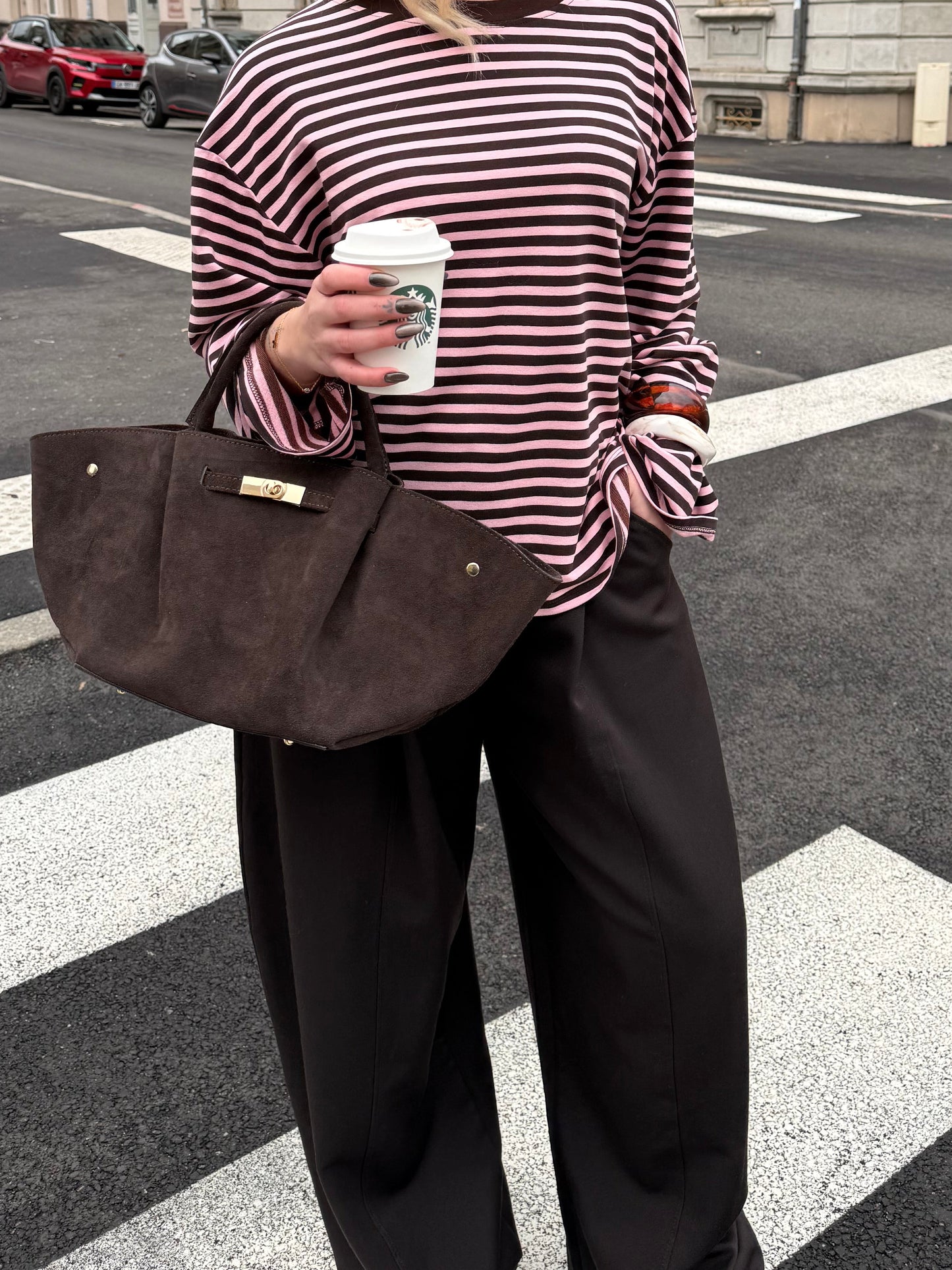 PANTALON BLAZER MARRON (PRÉCO - EXPÉDITION 09/02)