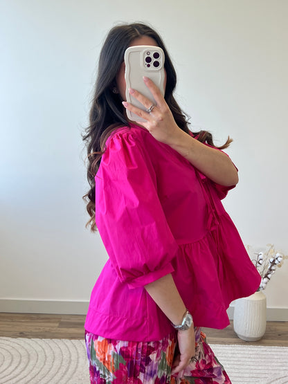 BLOUSE MIRA FUCHSIA