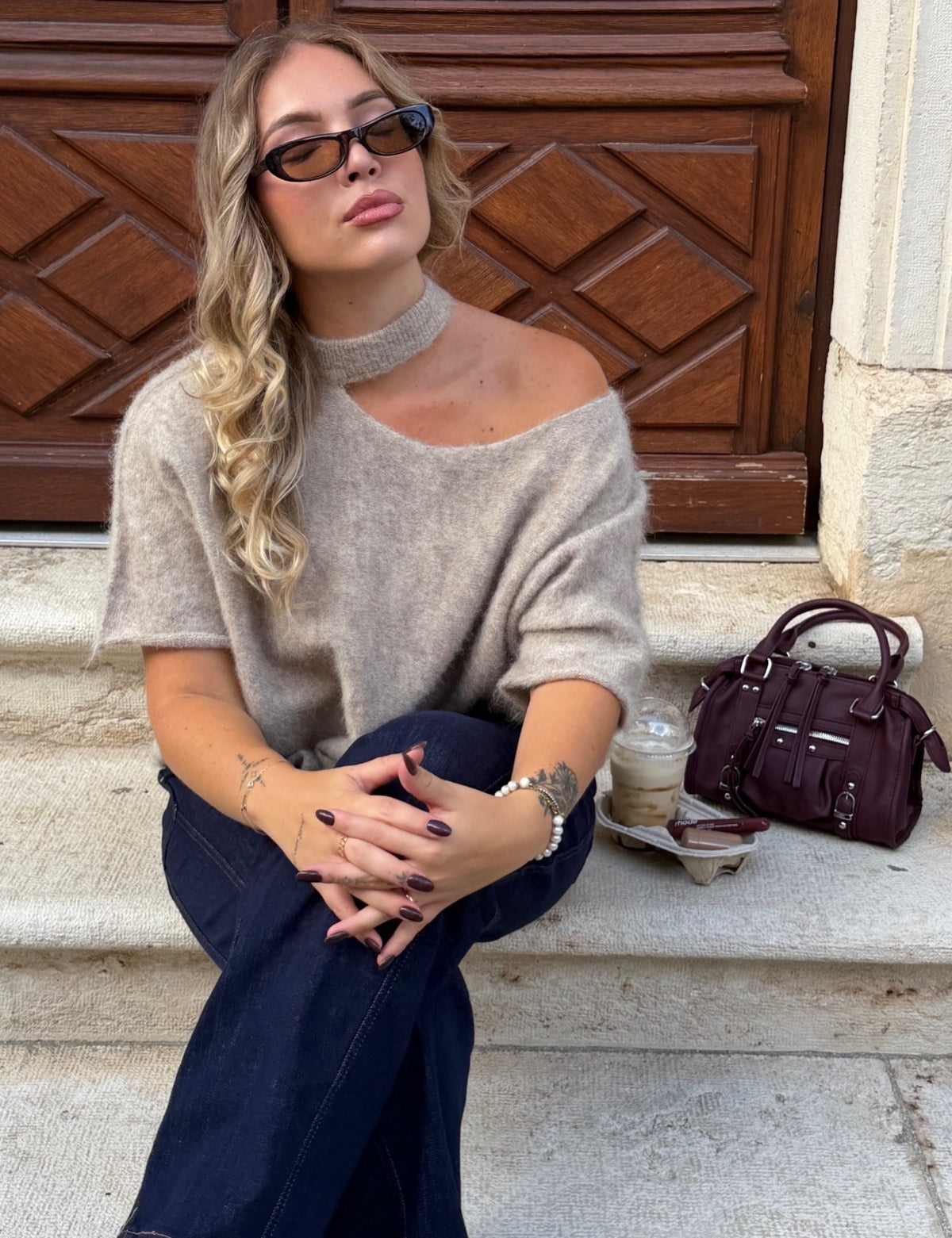 PULL CHARLOTTE TAUPE