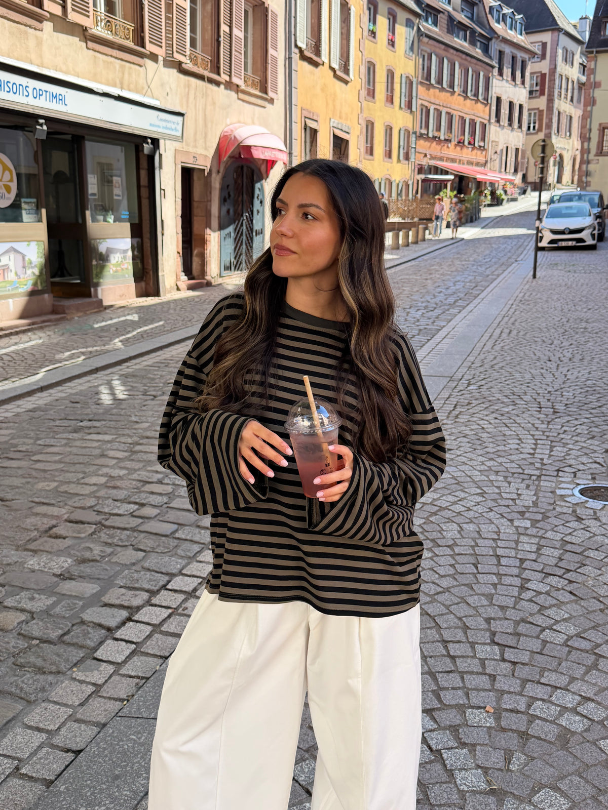 TOP ISADORA KAKI