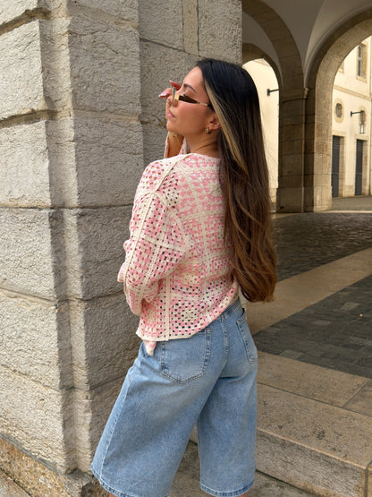 GILET NOVÉA ROSE