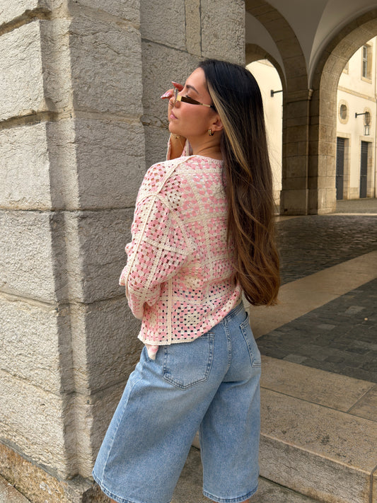 GILET NOVÉA ROSE