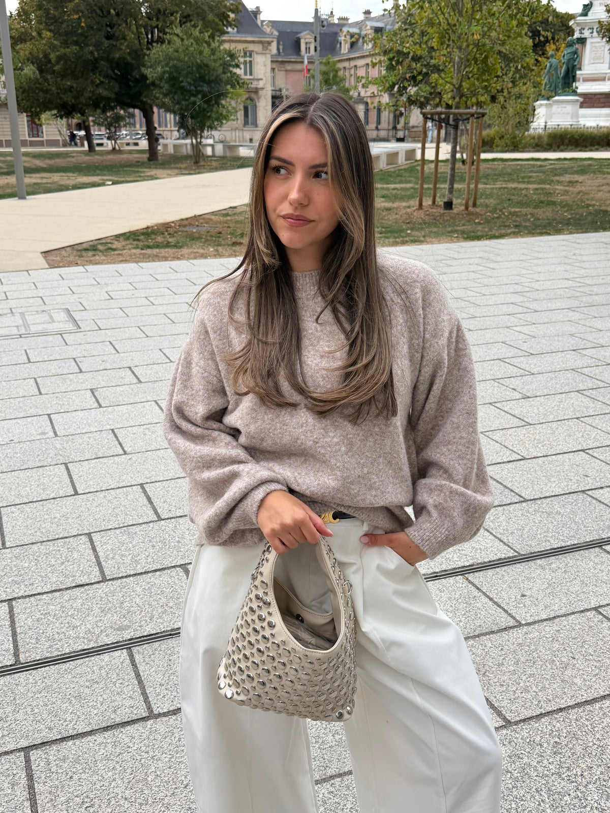 PULL AVERY TAUPE