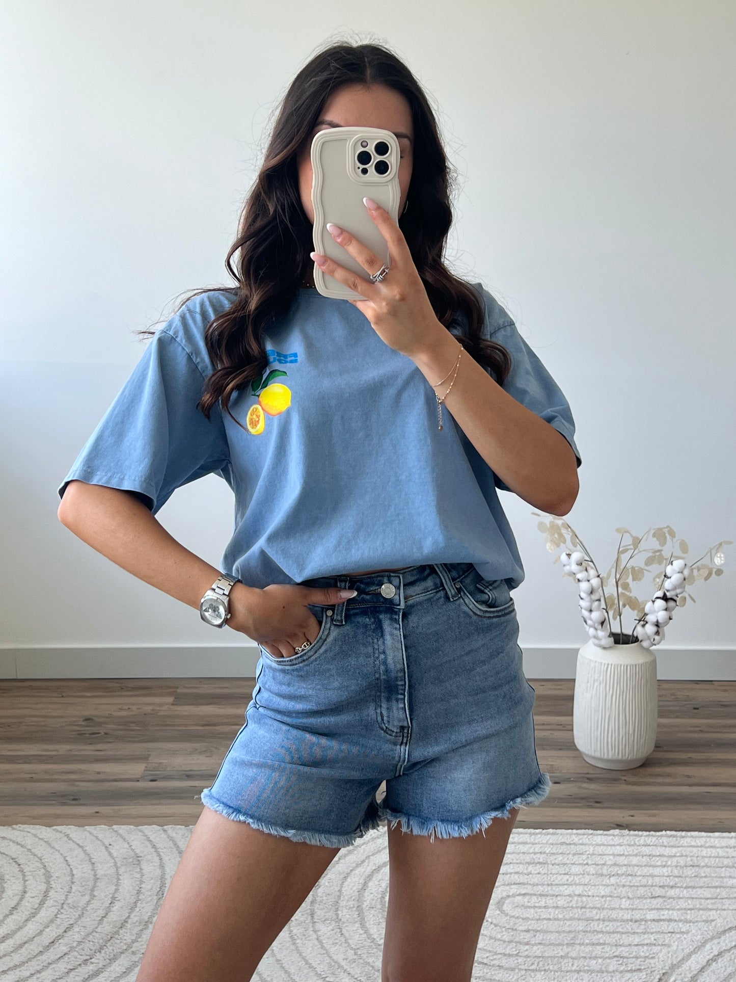 T-SHIRT LEMON BLEU