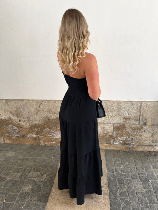 ROBE AMBRE NOIR