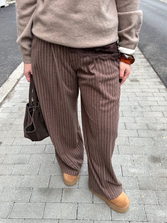 PANTALON BONNIE MARRON