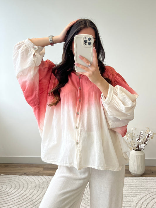 BLOUSE ADA CORAIL