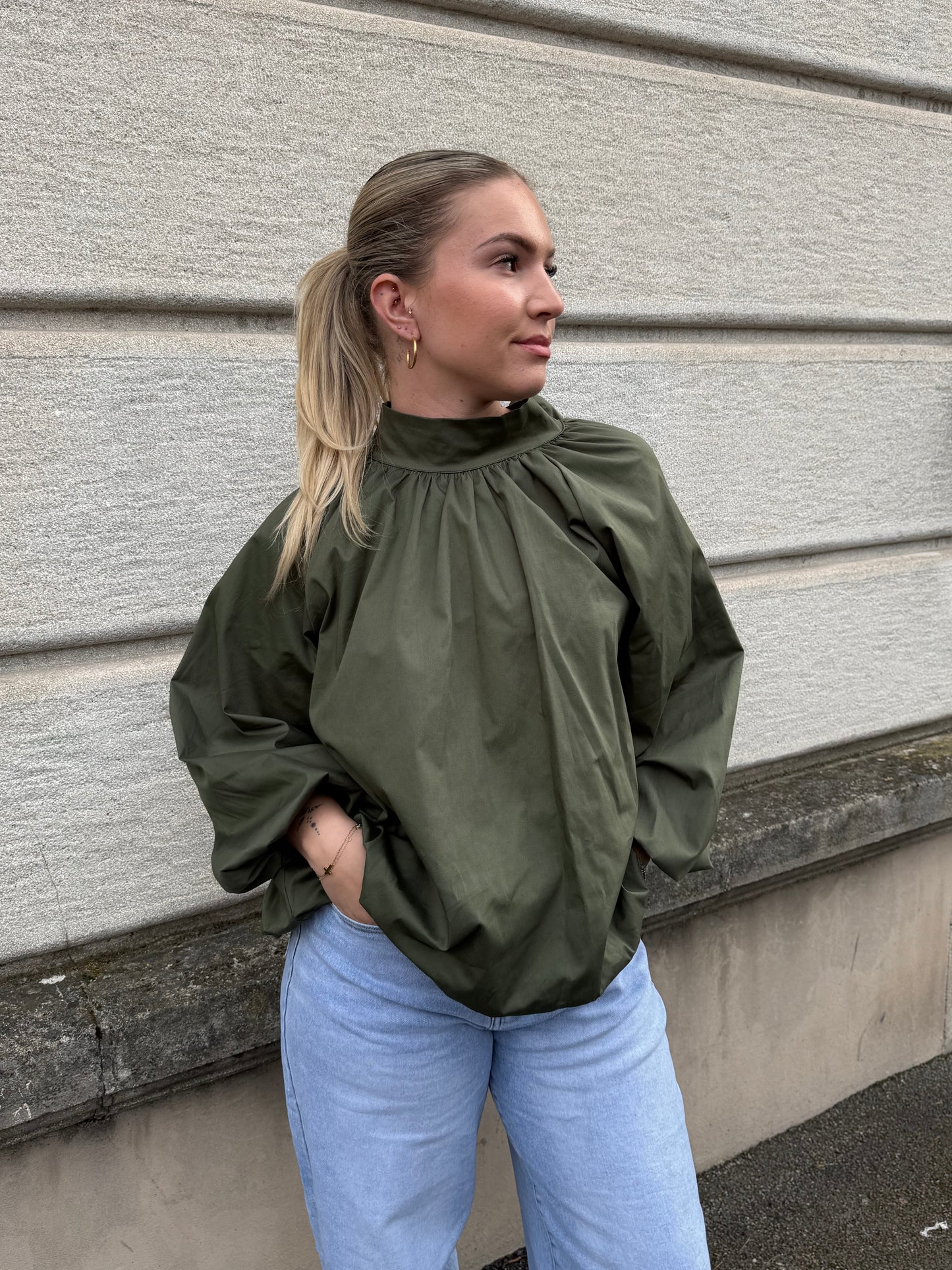 BLOUSE YSÉE KAKI