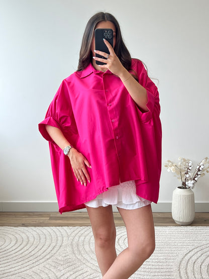 CHEMISE TRÉSSIA FUCHSIA