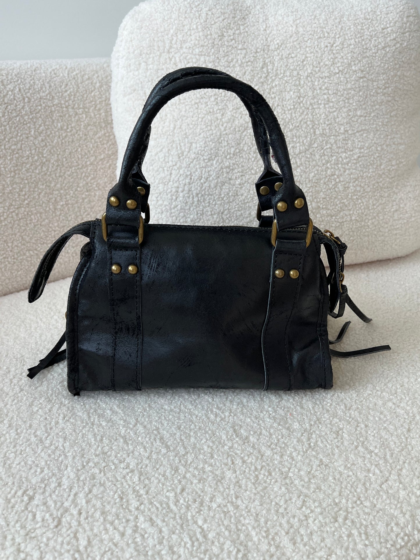 SAC VAL MINI - 100% CUIR NOIR