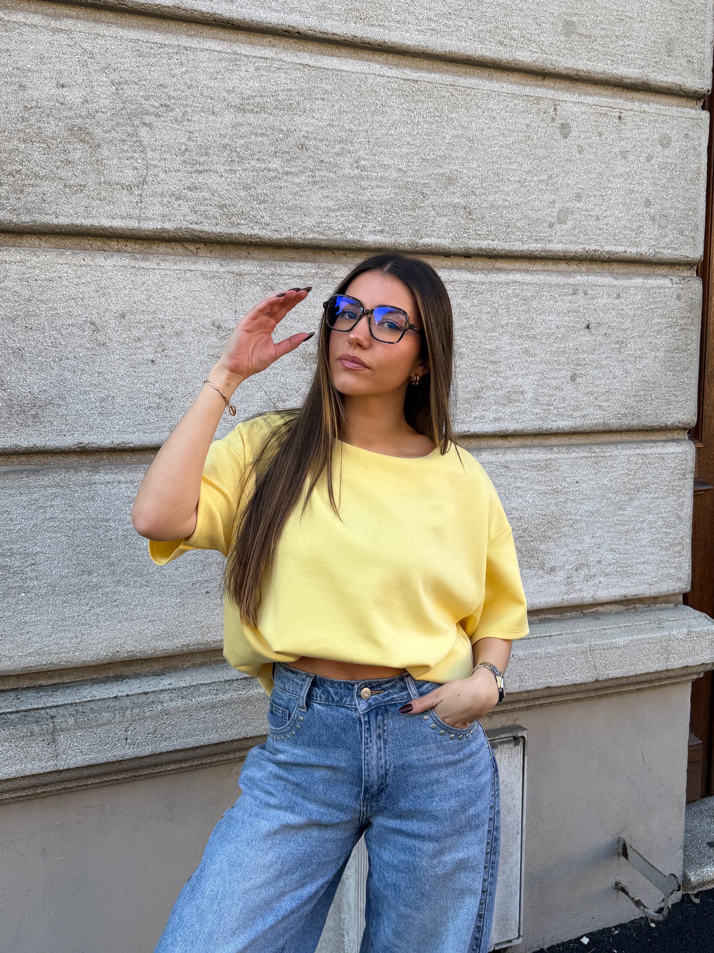 T-SHIRT LISON JAUNE (PRECO - expédition courant avril)