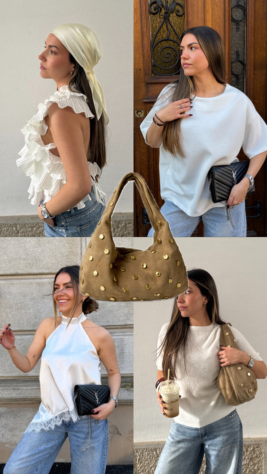 SAC CLOUS  - 100% CUIR