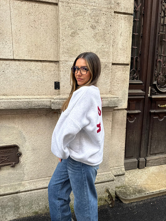 PULL MOMMY BORDEAUX (PRÉCO - EXPÉDITION 09/02)