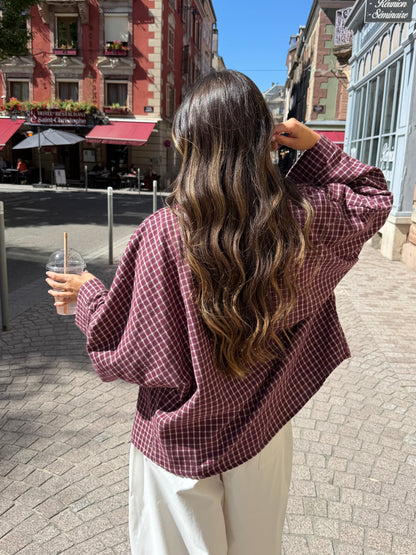 CHEMISE PAO PRUNE