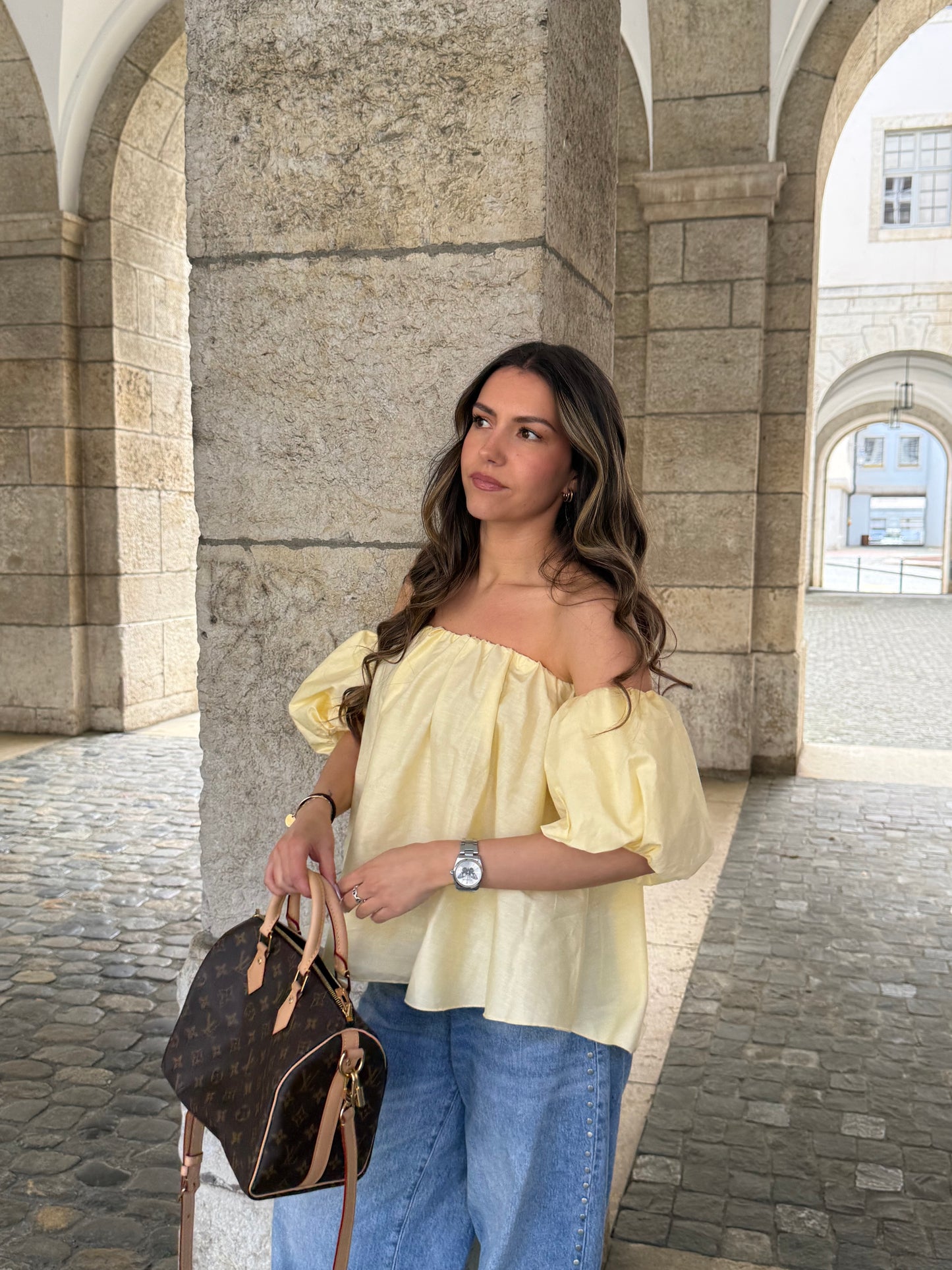 BLOUSE GABY JAUNE