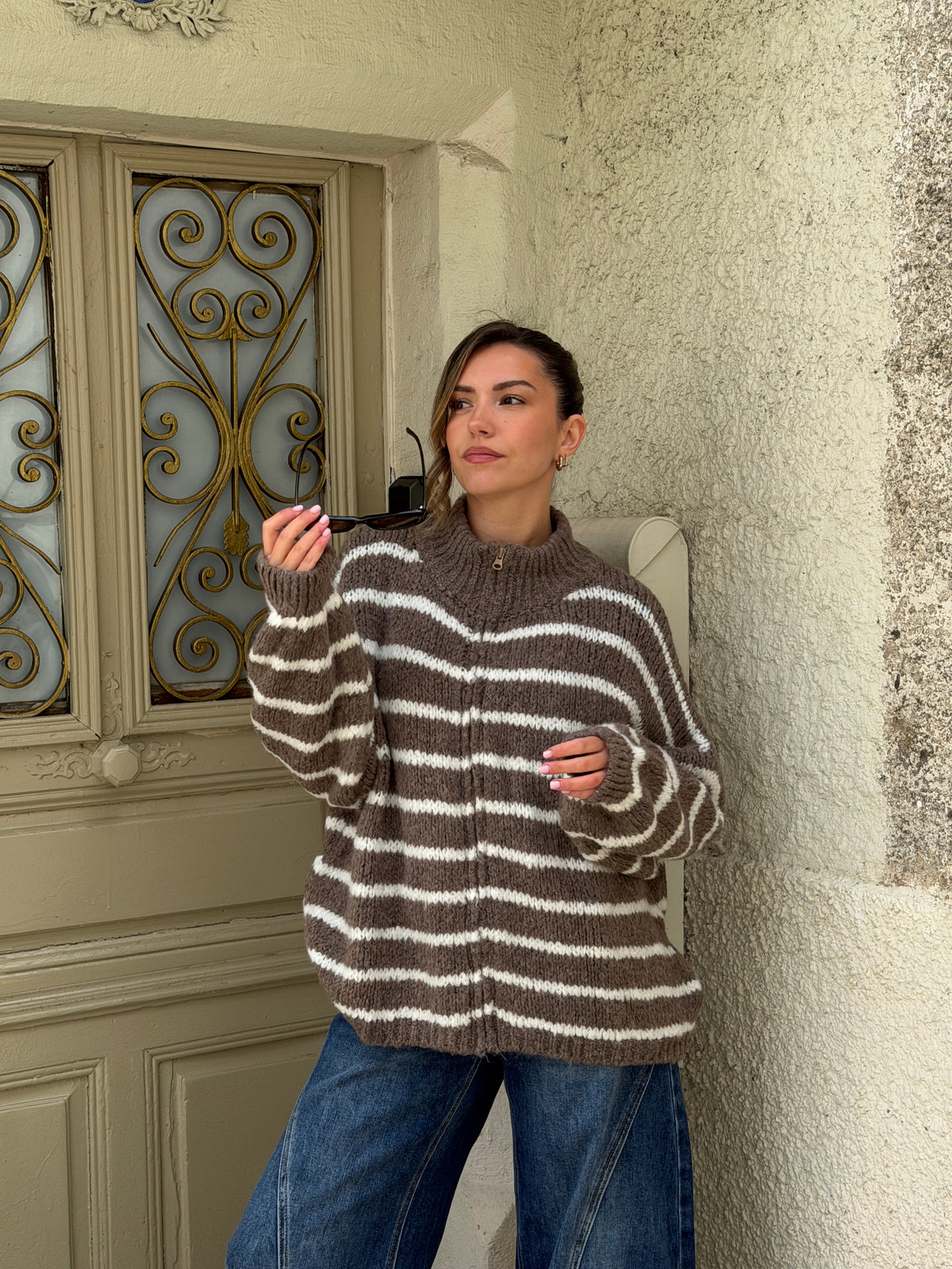 GILET PAULA TAUPE