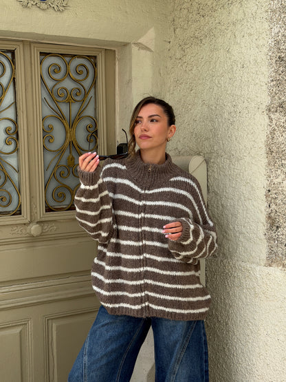GILET PAULA TAUPE