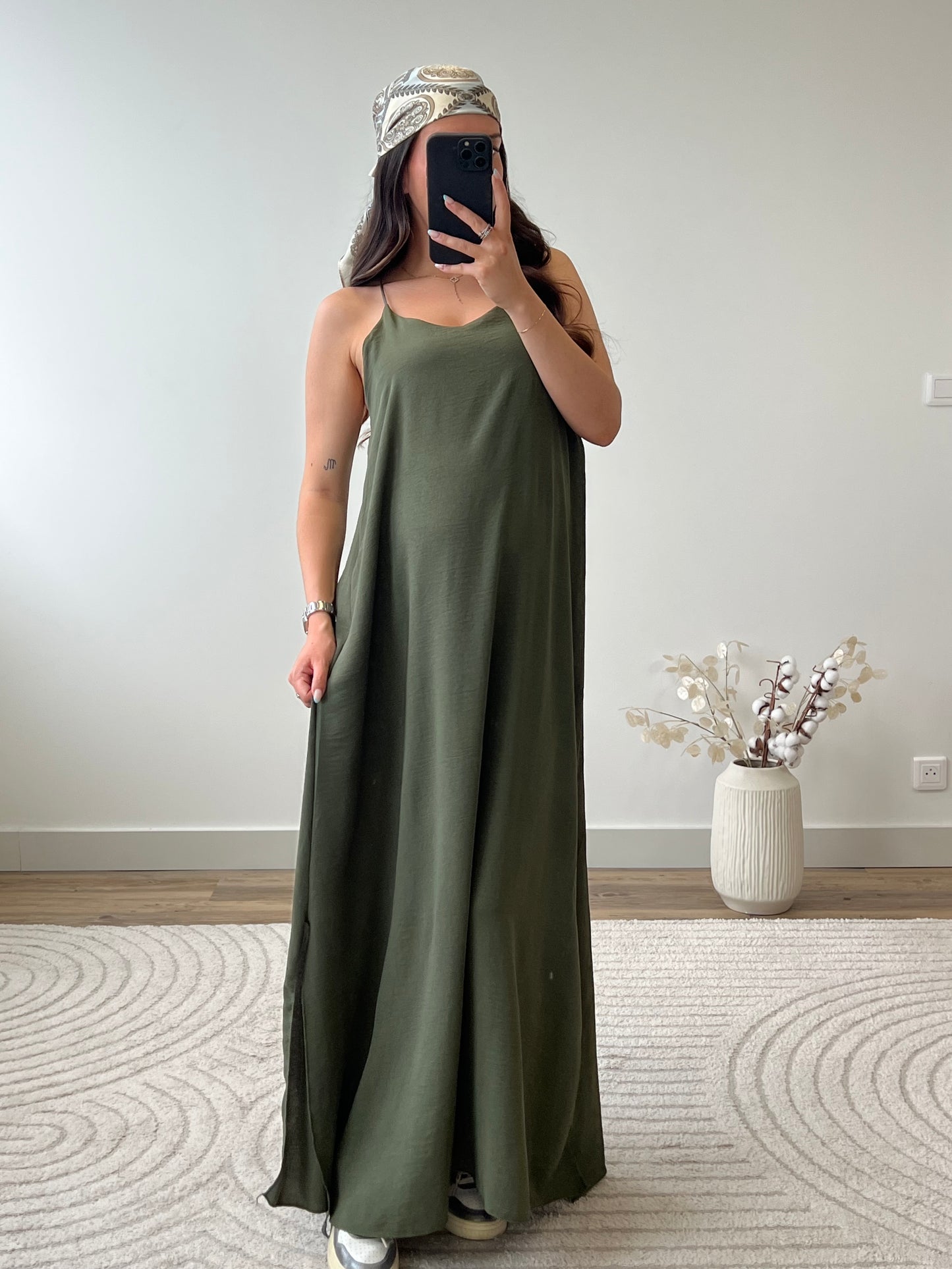 ROBE AURORE KAKI