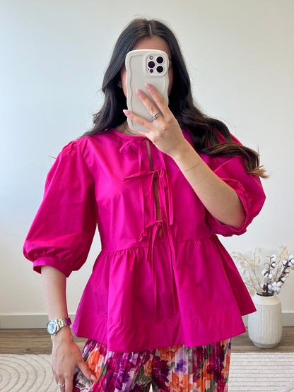 BLOUSE MIRA FUCHSIA