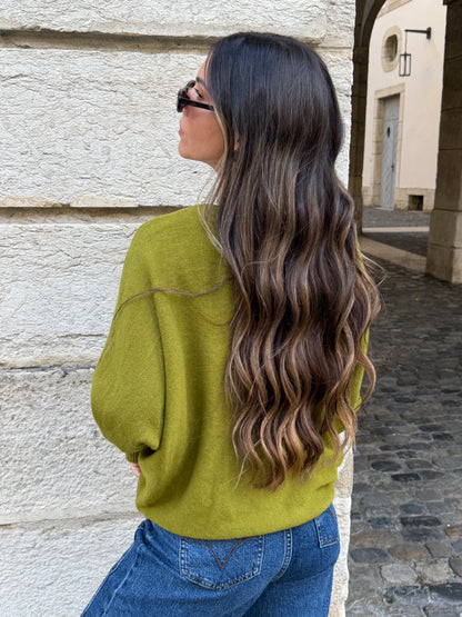 PULL LOUISE OLIVE