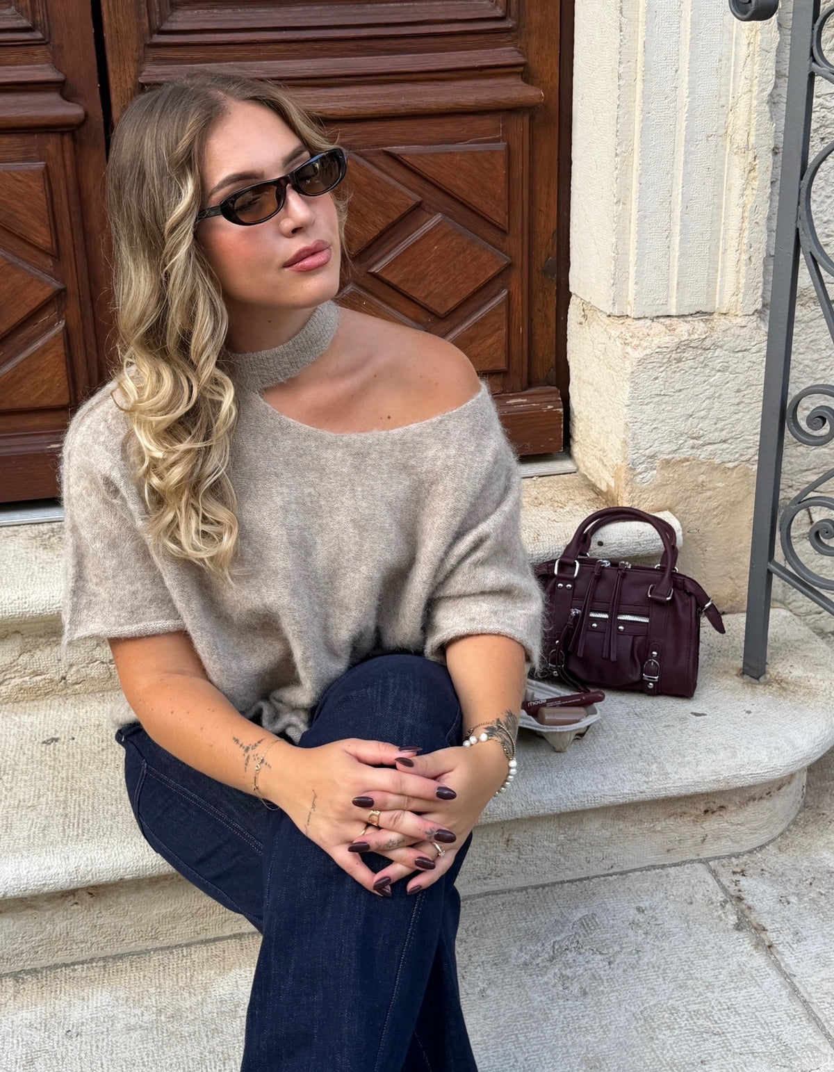 PULL CHARLOTTE TAUPE
