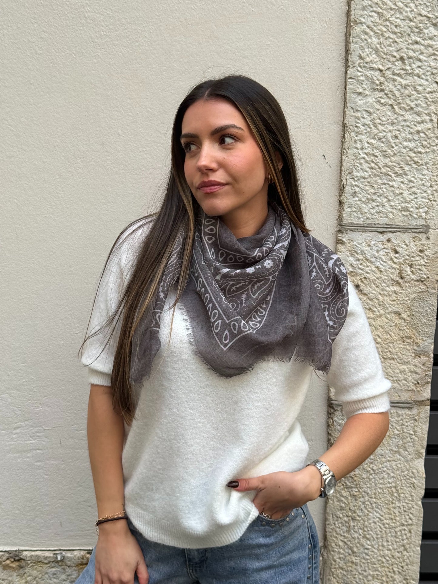 FOULARD BANDANA CHOCO