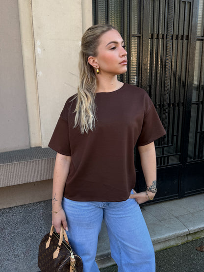 T-SHIRT LISON CHOCO (PRECO - expédition courant avril)