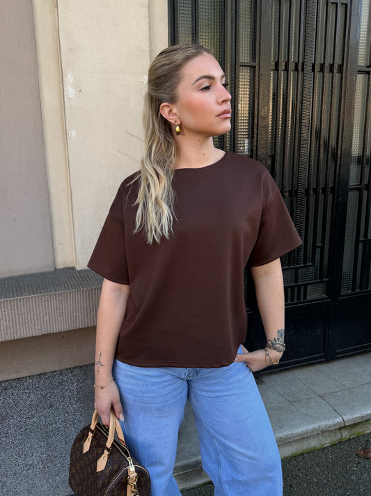 T-SHIRT LISON CHOCO (PRECO - expédition courant avril)