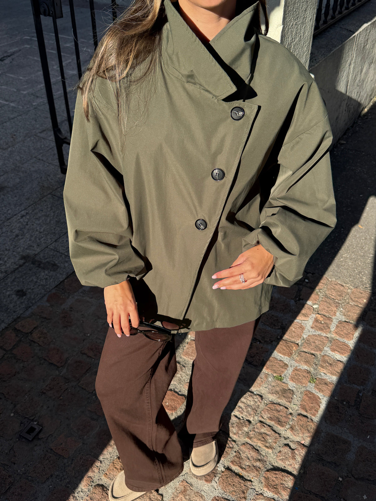 TRENCH BALOON KAKI