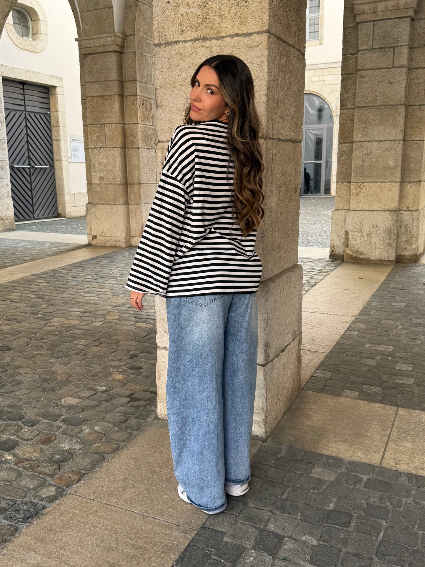 TOP ISADORA NOIR/BLANC