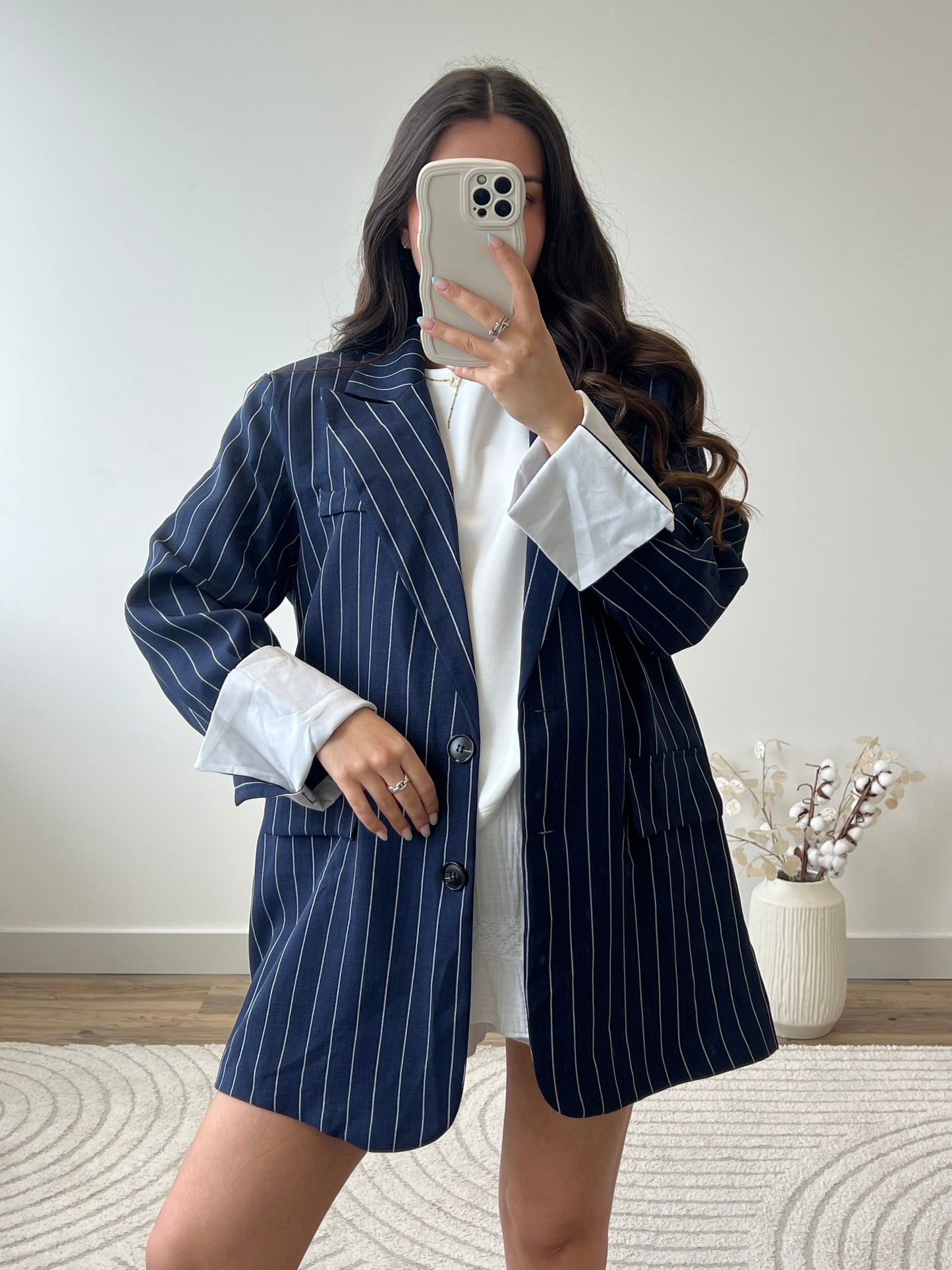 BLAZER CLEM BLEU MARINE