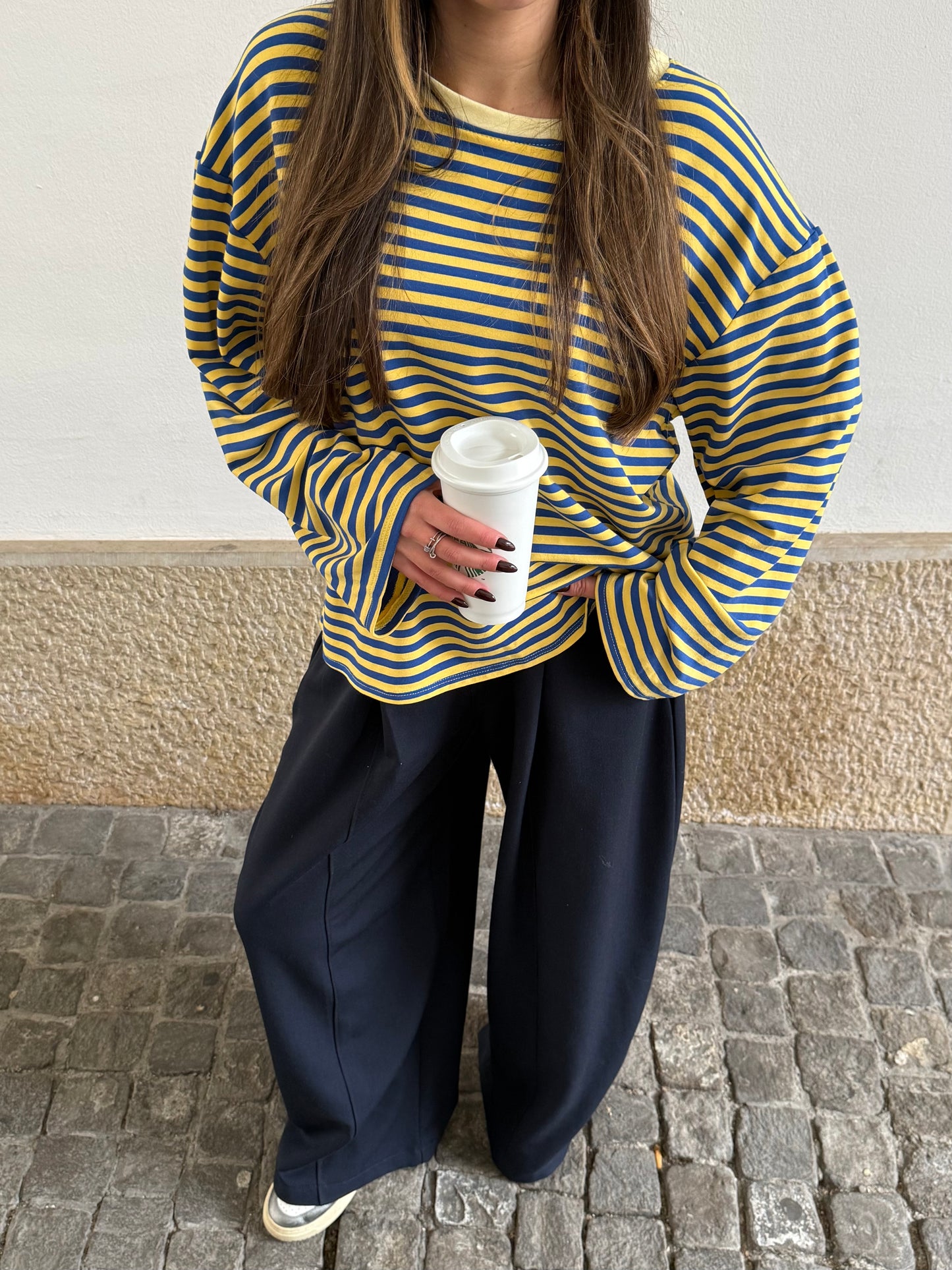TOP ISADORA JAUNE/BLEU