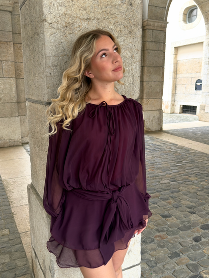 ROBE GIULIA BORDEAUX
